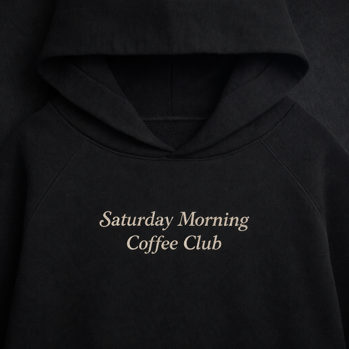 Saturday Morning Coffee Club Ultra heavyweight Fleece Hoodie