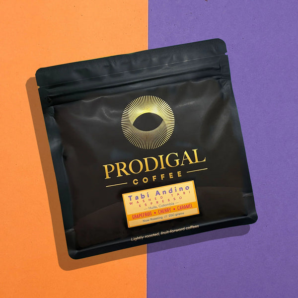 PRODIGAL-Tabi Andino Espresso grapefruit • cherry • caramel Washed Tabi Colombia