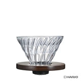HARIO USA - Walnut Series V60 Glass Coffee Dripper 02