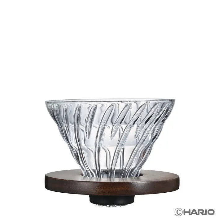HARIO USA - Walnut Series V60 Glass Coffee Dripper 02