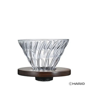 HARIO USA - Walnut Series V60 Glass Coffee Dripper 02