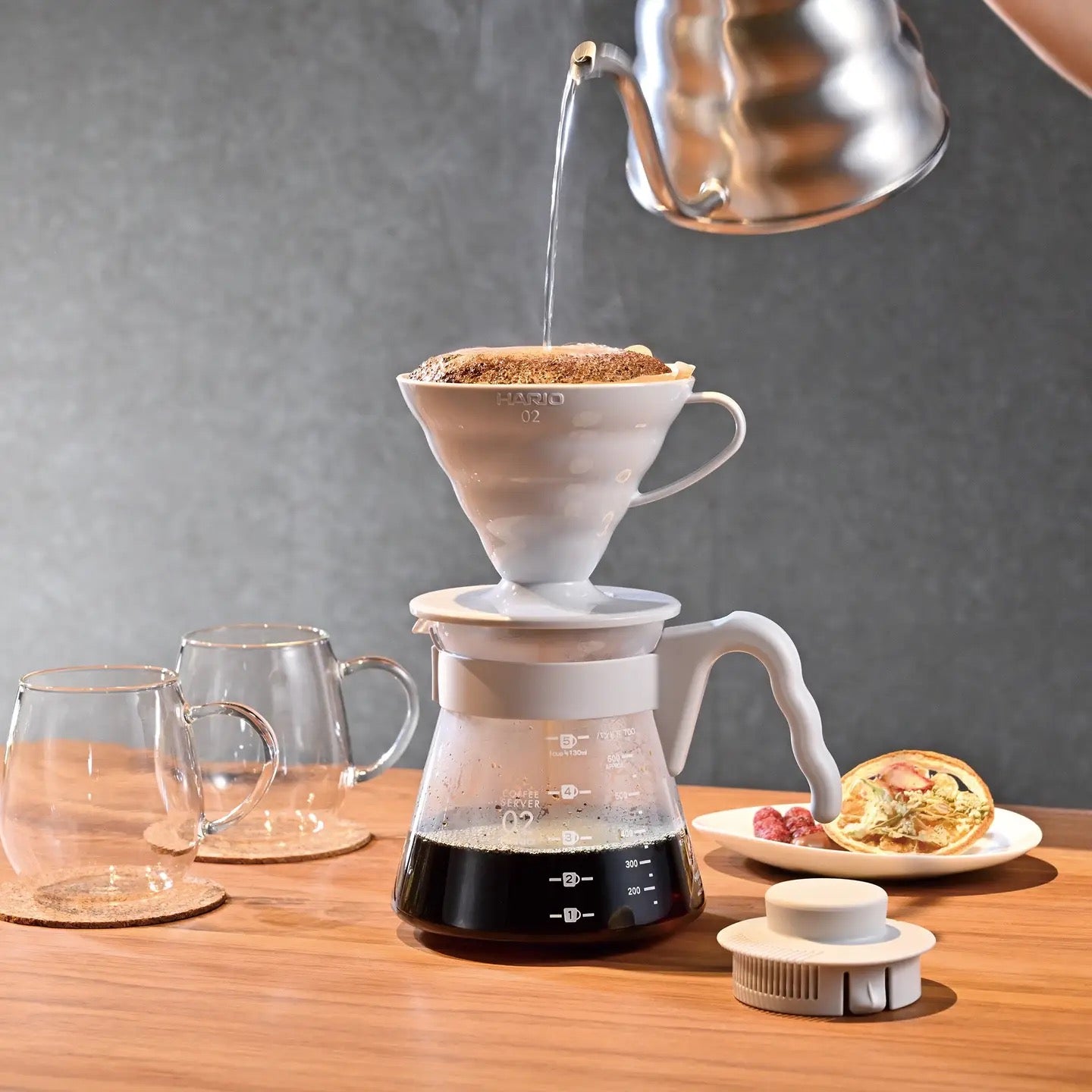 HARIO USA - HARIO V60 Coffee Server 02 Set