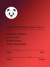 Black & White- Lica Torres - Black Cherry Natural
